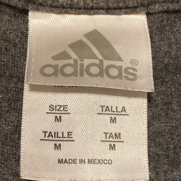 ADIDAS Men’s Heather Gray T-Shirt Size Medium - Picture 3 of 6